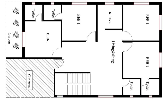 Gig Preview - Design or redraw 2d floor plans and site plan