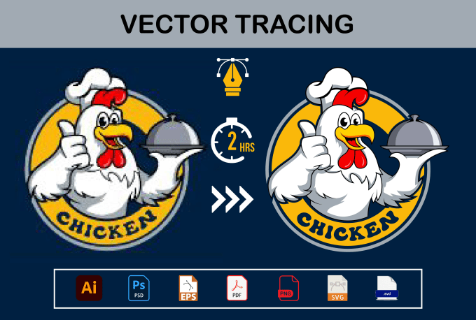 Gig Preview - Recreate logo, redesign, raster to vector tracing, remake, or vector conversion