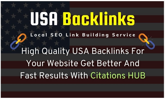 Gig Preview - Do USA backlinks link building local citations for google my business local seo