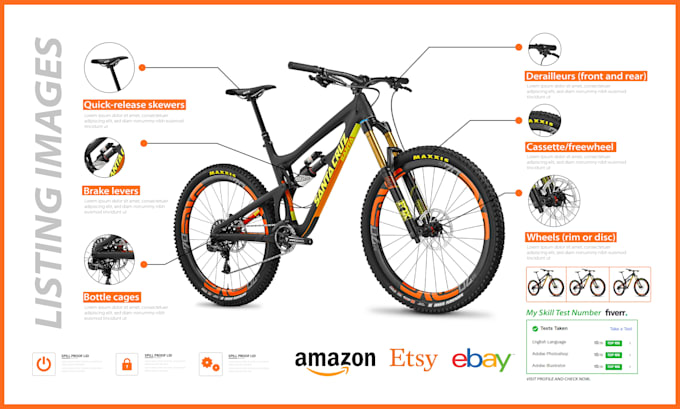 Bestseller - design amazon product infographic and shopify banner design website slider