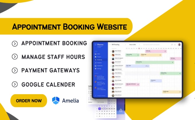 Gig Preview - Install amelia booking plugin and create an appointment booking website