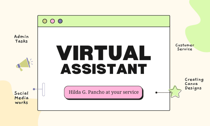 Gig Preview - Be happy to be a virtual assistant, I can also do customer support tasks