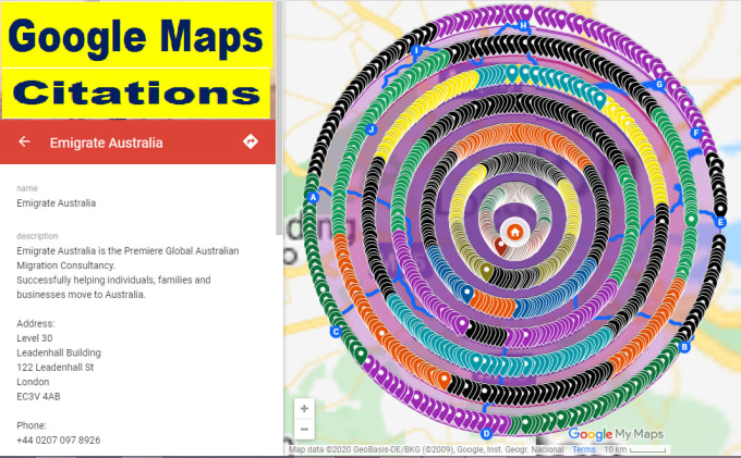 Gig Preview - Do 96,000 google maps citations for ranking gmb and local business SEO