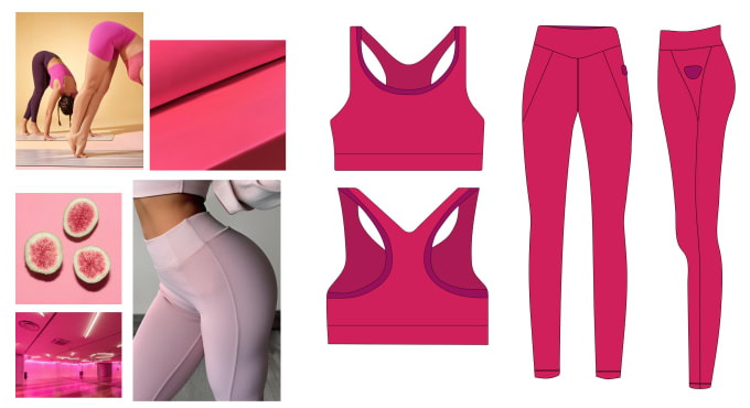 Gig Preview - Create your activewear cad designs and tech packs