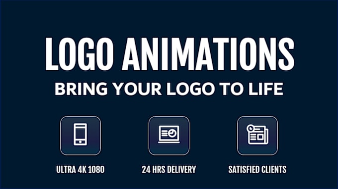 Gig Preview - Create amazing 2d animation or animated logo intro video