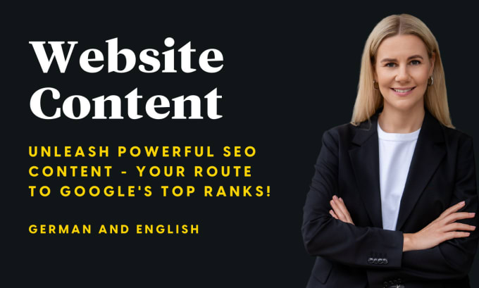 Bestseller - write SEO website content as your copywriter