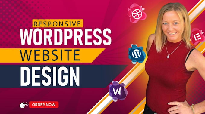 Gig Preview - Build responsive wordpress website design and website development