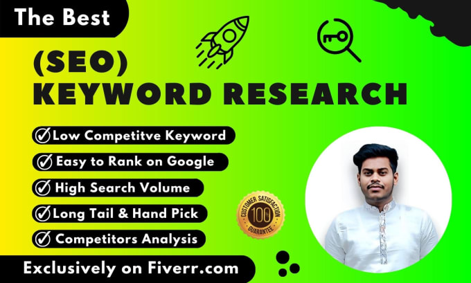 Gig Preview - Do SEO keyword research and competitor analysis for top ranking