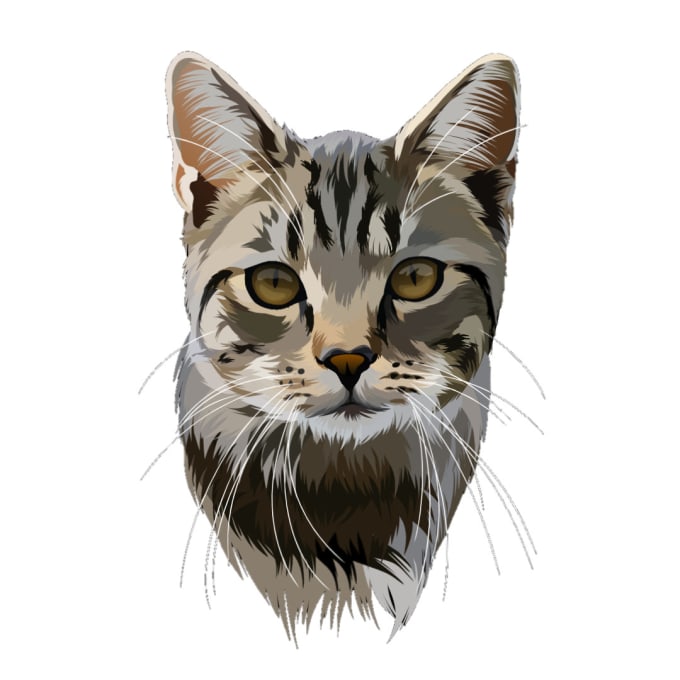 Gig Preview - Turn your beloved pet into an exclusive vector illustration