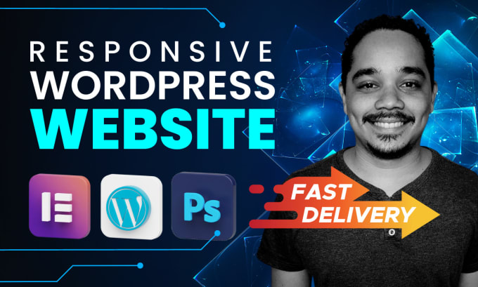 Gig Preview - Design a professional wordpress website for your business