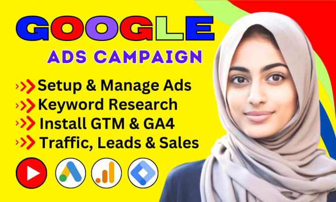 Gig Preview - Setup, manage and optimize highly profitable google ads adwords PPC campaigns