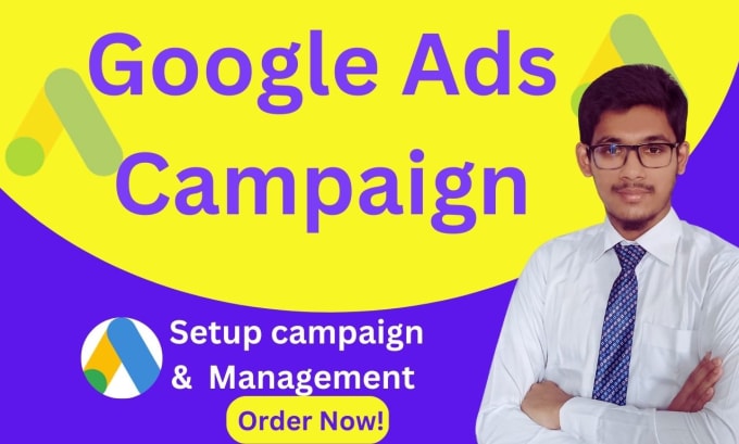 Gig Preview - Setup and manage your google ads adwords PPC campaign