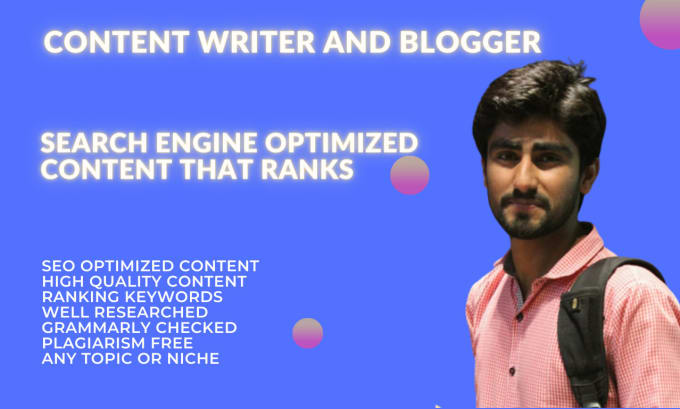 Gig Preview - Write surfur seo optimized article and staple blog post