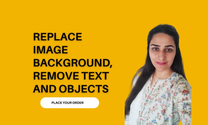 Gig Preview - Replace image background, remove text and objects