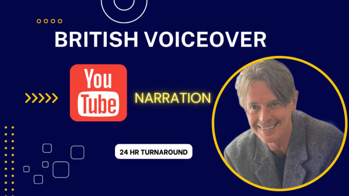 Bestseller - record a british male youtube voiceover for you today