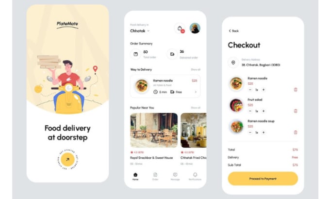 Gig Preview - Build profitable food delivery app, delivery app, uber eats app, restaurant app