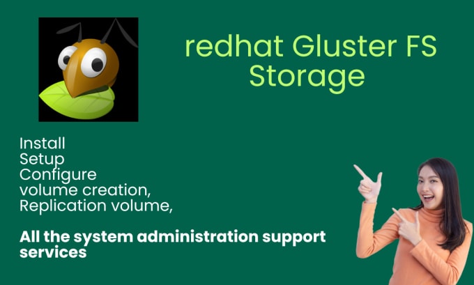 Gig Preview - Setup , install and configure glusterfs storage system