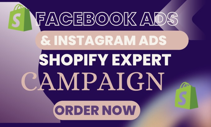 Gig Preview - Facebook marketing ads campaign manager instagram ads shopify ads fb advertising