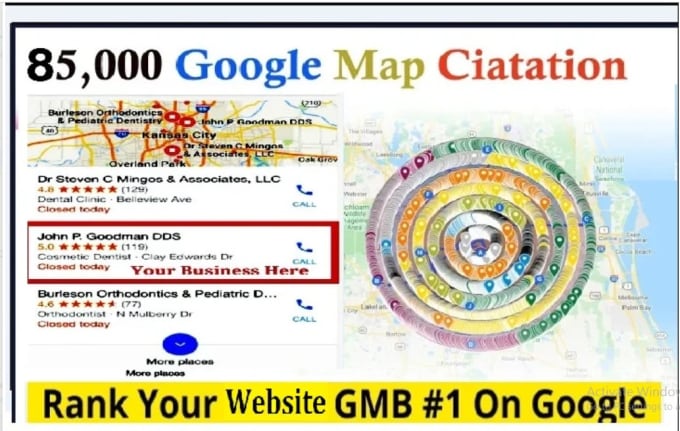 Bestseller - do 85,000 google maps citations for gmb ranking and local business seo