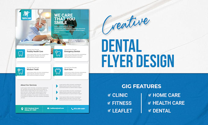 Gig Preview - Do healthcare, conference, dental, medical, pharmacy, flyer, brochure