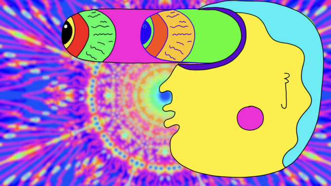 Gig Preview - Create a psychedelic trippy animated music video