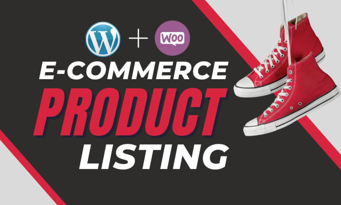 Gig Preview - Add ecommerce product listing or upload product with variation