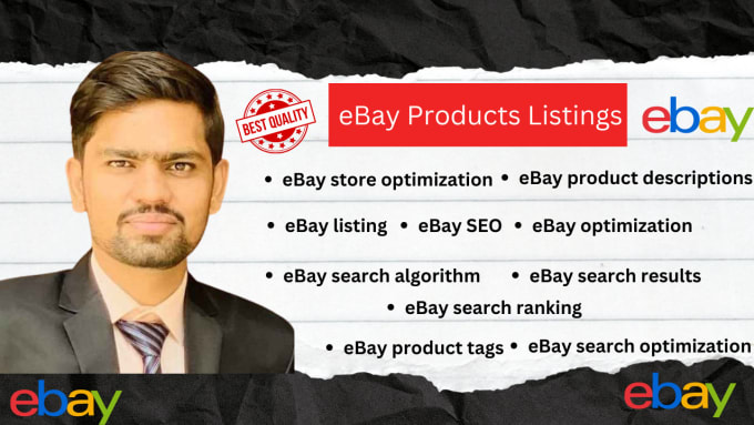 Gig Preview - Do efficient ebay listing services to save your time