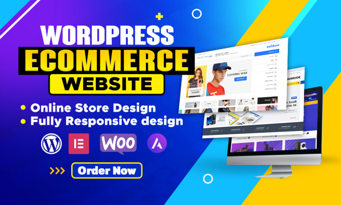 Gig Preview - Make wordpress ecommerce website or woocommerce online store