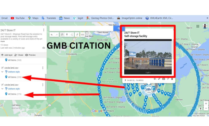 Gig Preview - Help you google map citations for gmb ranking, map citation