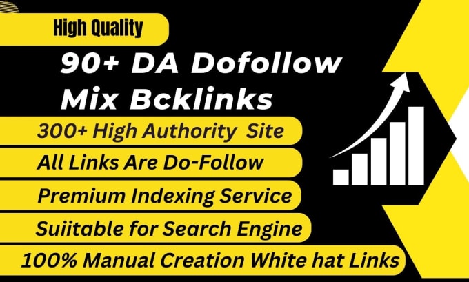 Gig Preview - Create high authority white hat seo dofollow mix backlinks