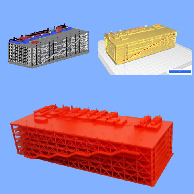 Gig Preview - Optimize your architectural 3d model for 3d printing