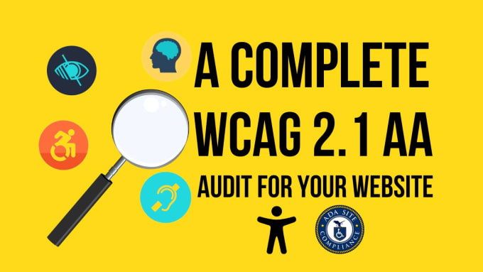 Gig Preview - Ensure ada compliance with web accessibility testing for wcag and ada