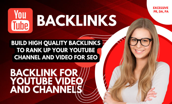 Gig Preview - Create backlink for youtube videos or channels