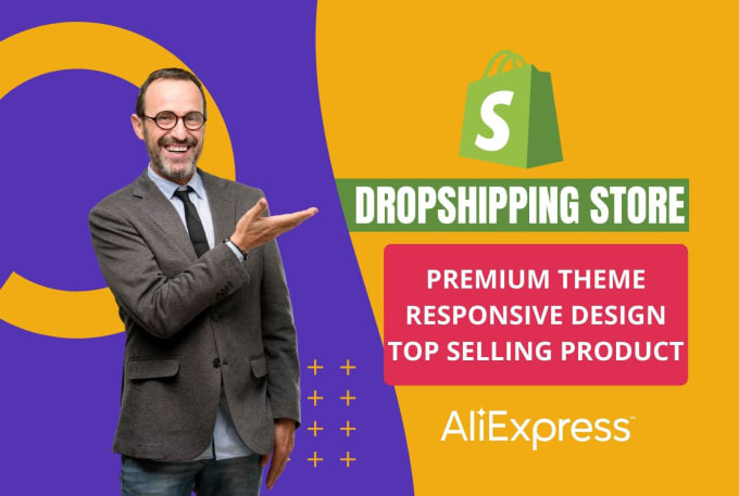 Gig Preview - Build your profitable shopify dropshipping store