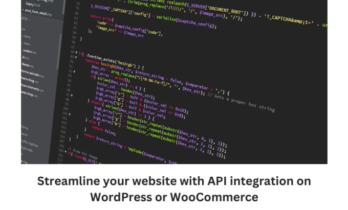 Gig Preview - Custom API integration for your wordpress or woocommerce website