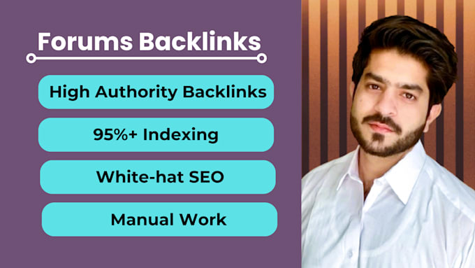 Gig Preview - Do manual high quality link building using forum backlinks