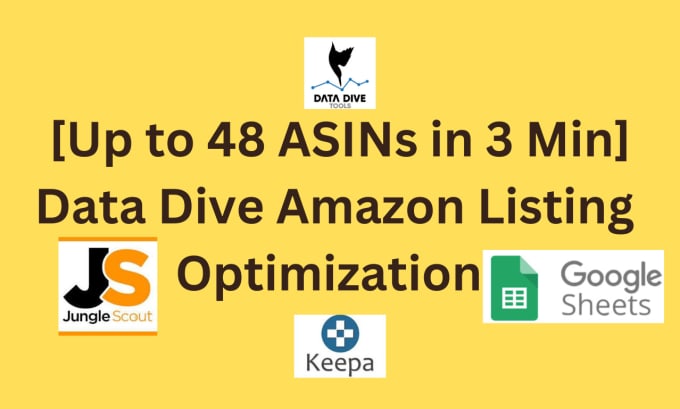 Gig Preview - Create amazon listing optimization data dive, advance amazon data dive listing