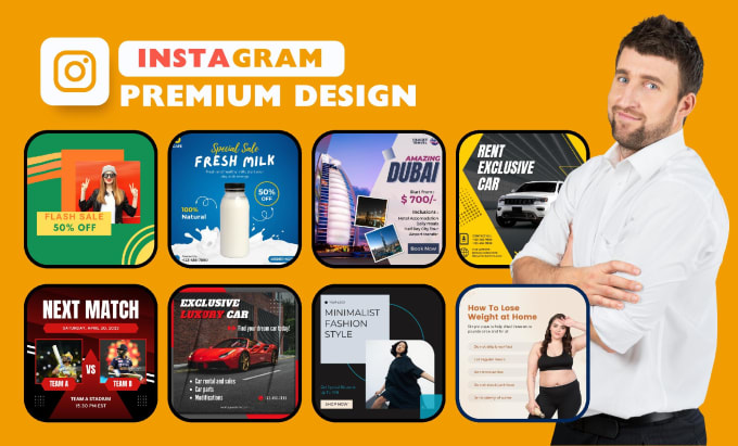 Gig Preview - Design creative insta post, facebook post, ig ads post