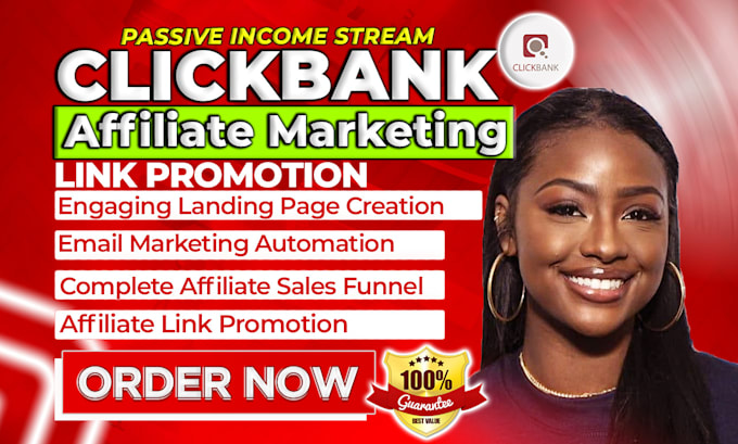 Gig Preview - Clickbank affiliate link promotion, affiliate link marketing promotion digistore