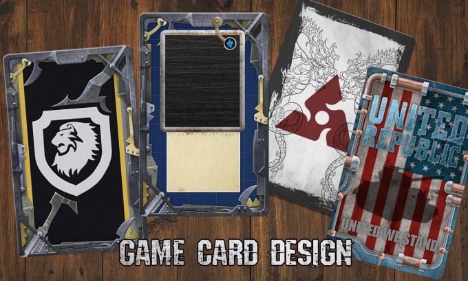 Gig Preview - Design a tcg game card back and front template