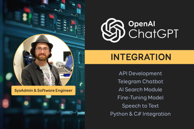 Gig Preview - Integrate openai chatgpt to your project