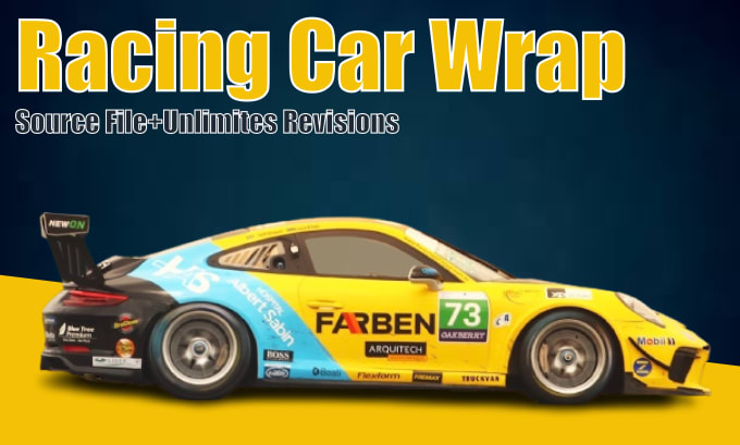 Gig Preview - Do racing car wrap design, racing car wrap, itasha car wrap,