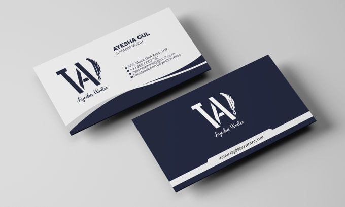 Gig Preview - Design a creative, awesome and minimalist business card