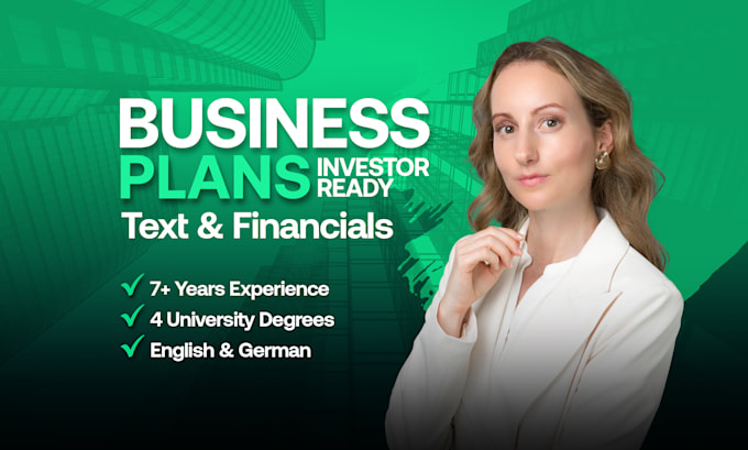 Gig Preview - Write your investor ready business plan