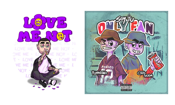 Gig Preview - Draw cartoon album, single cover art