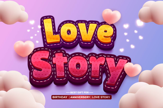 Gig Preview - Show your love with a beautifully animated gift video