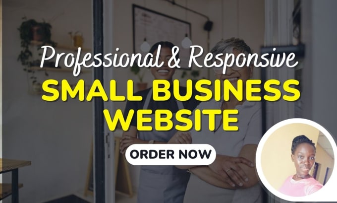 Gig Preview - Small business website, responsive wordpress website, small business website