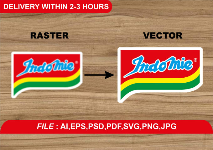 Gig Preview - Vector tracing image or logo, redraw, vectorize image, convert to vector