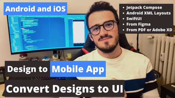 Gig Preview - Convert figma to android, flutter, jetpack compose, or swiftui app