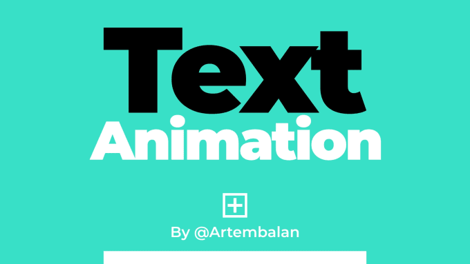 Gig Preview - Create animated text for you with 3d or 2d effect